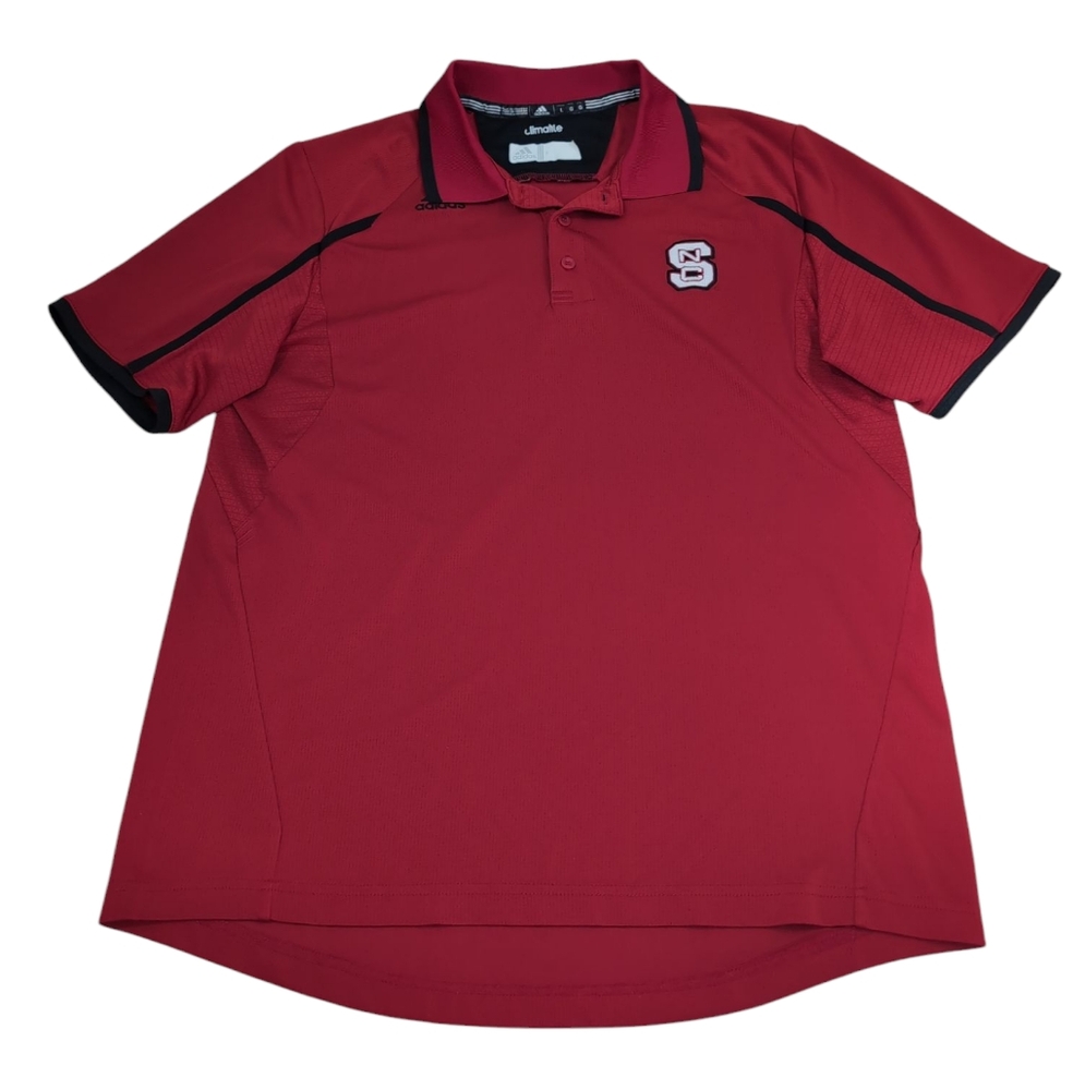 NC State Polo Shirt, Adidas Climalite, Wolfpack, Men's Size Large